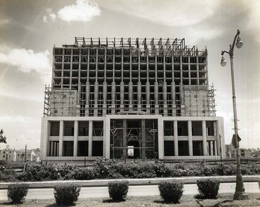 Foto de Construcción de la Biblioteca Nacional