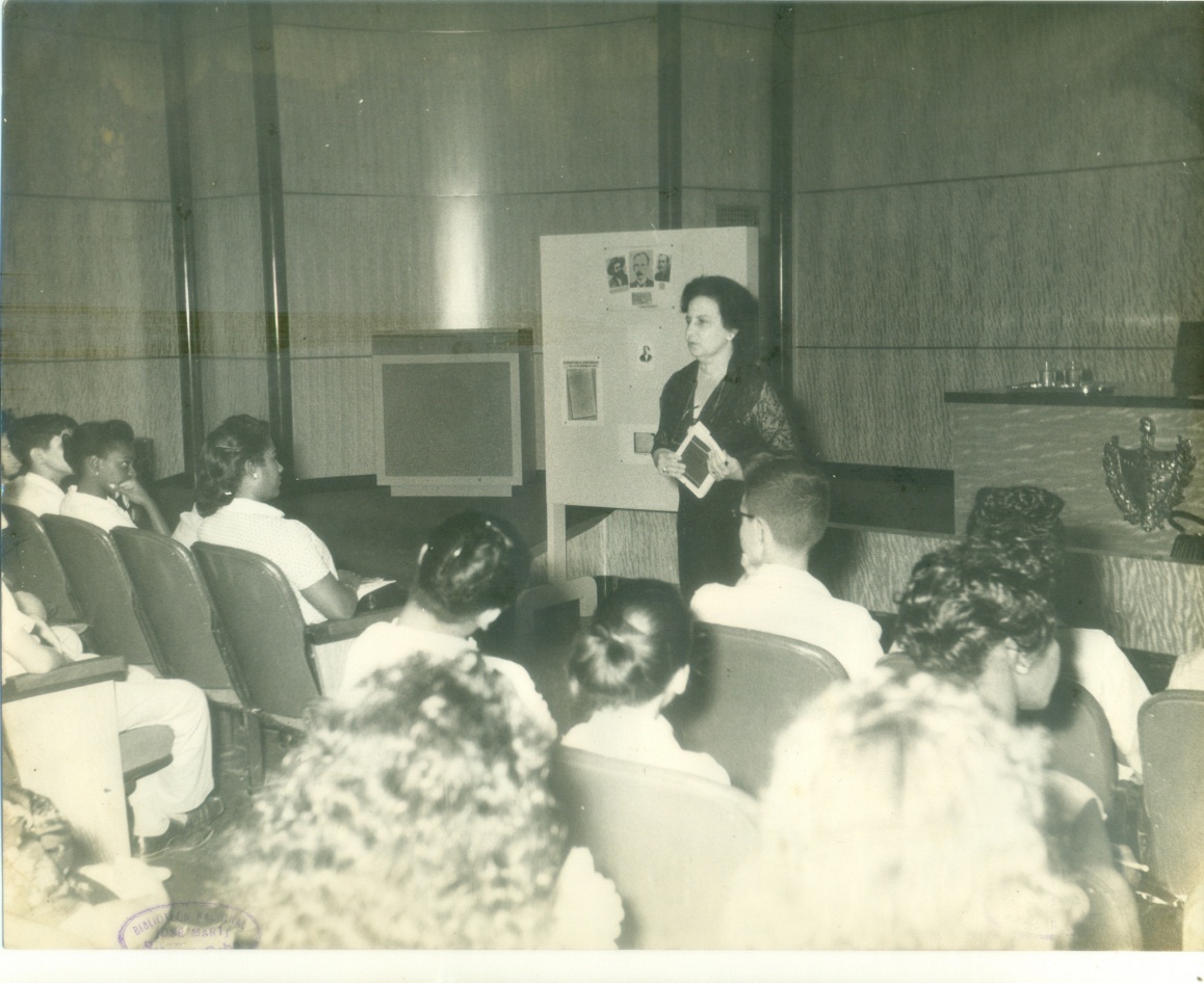 Foto de 120 Aniversario BNCJM- Ilustres en la Biblioteca Nacional José Martí: la Doctora Hortensia Pichardo